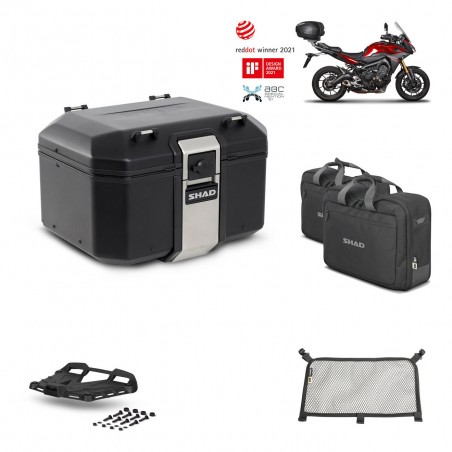 SHAD Baul trasero + parrilla soporte montaje accesorios TR48 TERRA BLACK EDITION KIT-451387