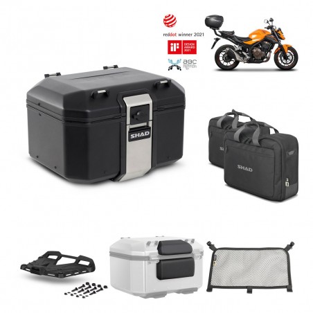 SHAD Baul trasero + parrilla soporte montaje accesorios TR48 TERRA BLACK EDITION KIT-451457