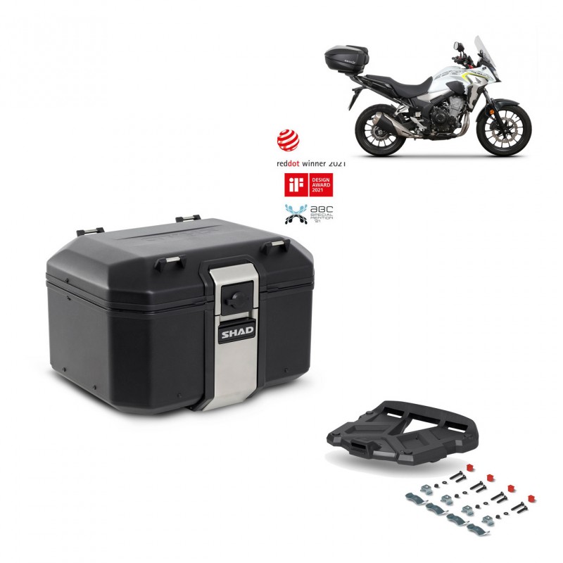 SHAD Rear trunk + grill mounting bracket TR48 TERRA BLACK EDITION KIT-451465