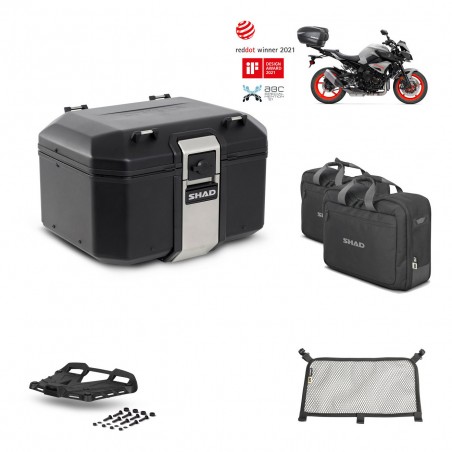 SHAD Baul trasero + parrilla soporte montaje accesorios TR48 TERRA BLACK EDITION KIT-451594