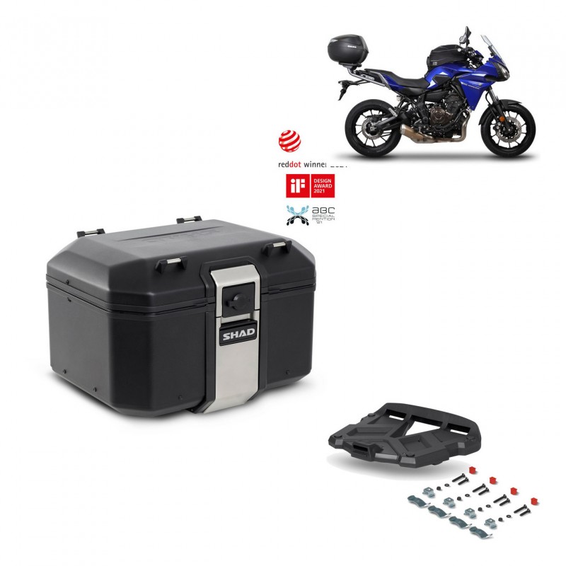 SHAD Rear trunk + grill mounting bracket TR48 TERRA BLACK EDITION KIT-451626