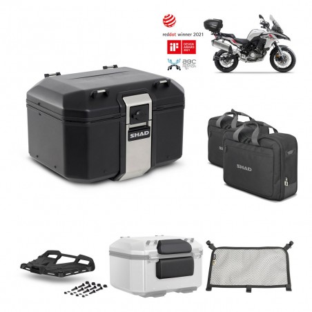 SHAD Baul trasero + parrilla soporte montaje accesorios TR48 TERRA BLACK EDITION KIT-451664