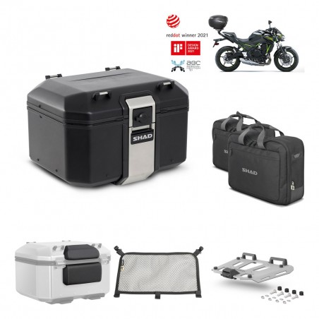 SHAD Rear trunk + grill mounting bracket accessories TR48 TERRA BLACK EDITION KIT-451725