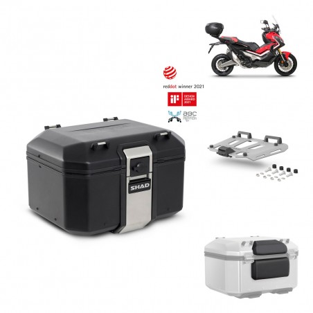 SHAD Baul trasero + parrilla soporte montaje accesorios TR48 TERRA BLACK EDITION KIT-451742
