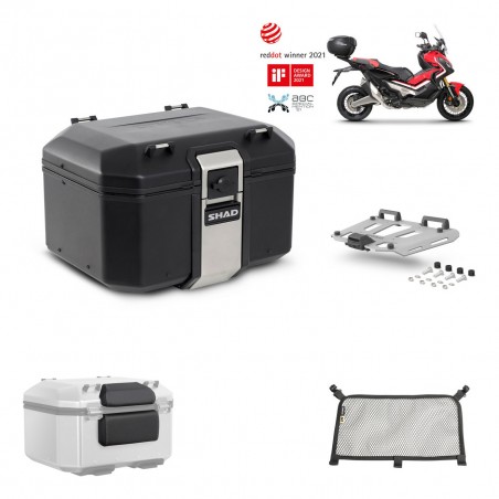 SHAD Baul trasero + parrilla soporte montaje accesorios TR48 TERRA BLACK EDITION KIT-451744