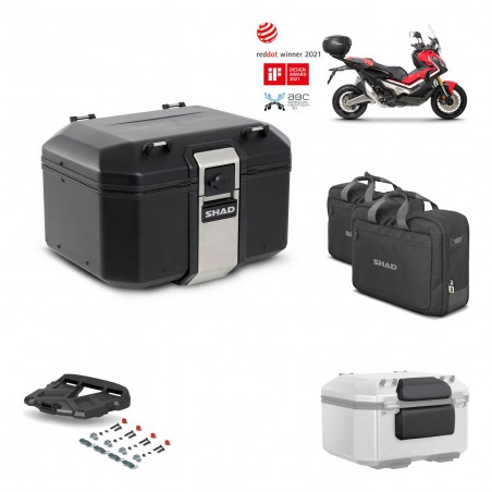 SHAD Rear trunk + grill mounting bracket accessories TR48 TERRA BLACK EDITION KIT-451761