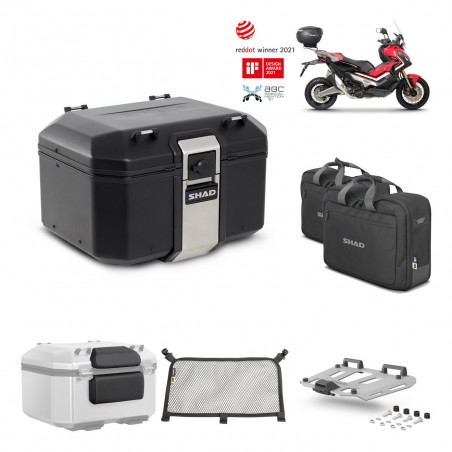 SHAD Baul trasero + parrilla soporte montaje accesorios TR48 TERRA BLACK EDITION KIT-451771