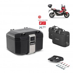 SHAD Rear trunk + grill mounting bracket accessories TR48 TERRA BLACK EDITION KIT-451783