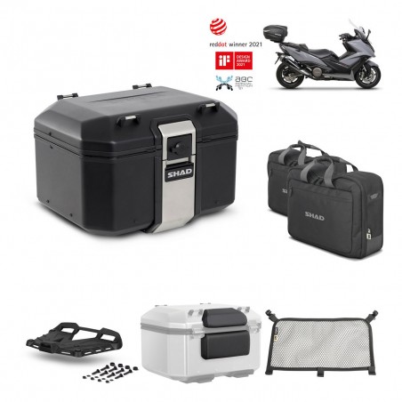 SHAD Rear trunk + grill mounting bracket accessories TR48 TERRA BLACK EDITION KIT-451802