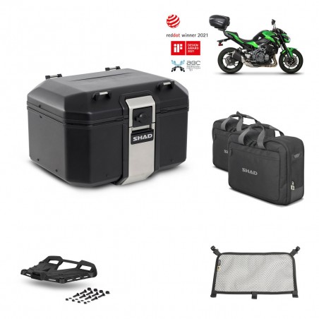 SHAD Baul trasero + parrilla soporte montaje accesorios TR48 TERRA BLACK EDITION KIT-451847