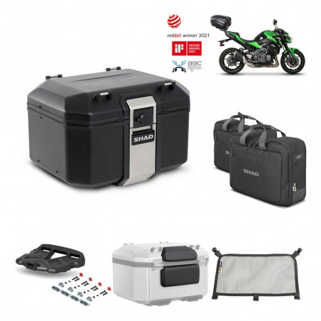 SHAD Rear trunk + grill mounting bracket accessories TR48 TERRA BLACK EDITION KIT-451855