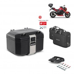 SHAD Rear trunk + grill mounting bracket accessories TR48 TERRA BLACK EDITION KIT-451898