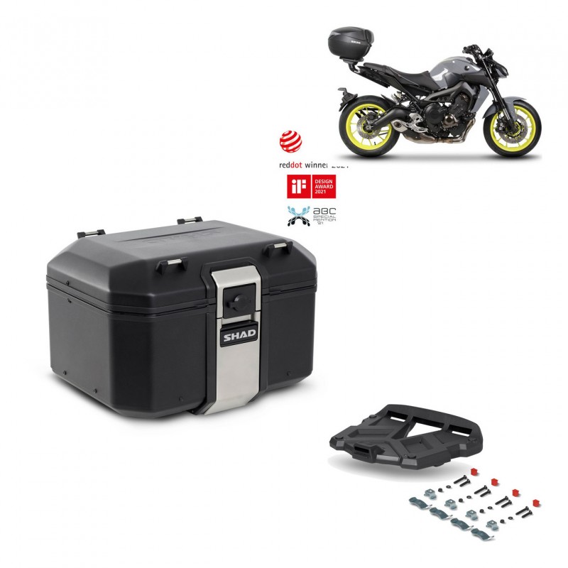 SHAD Rear trunk + grill mounting bracket TR48 TERRA BLACK EDITION KIT-451902
