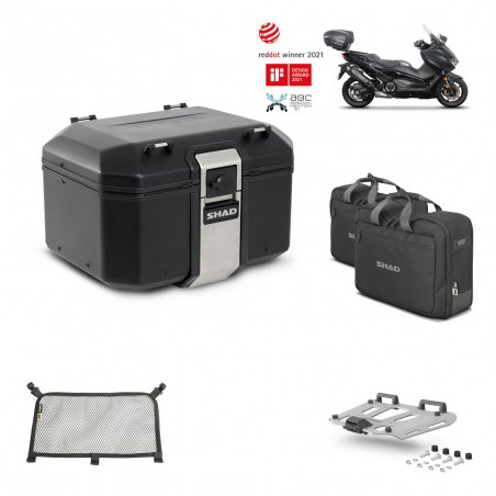 SHAD Baul trasero + parrilla soporte montaje accesorios TR48 TERRA BLACK EDITION KIT-451931