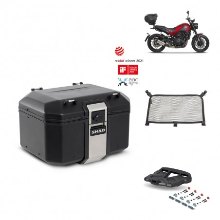 SHAD Baul trasero + parrilla soporte montaje accesorios TR48 TERRA BLACK EDITION KIT-452057