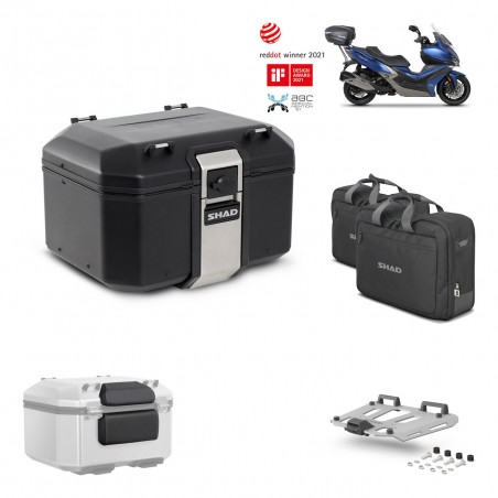 SHAD Baul trasero + parrilla soporte montaje accesorios TR48 TERRA BLACK EDITION KIT-452114