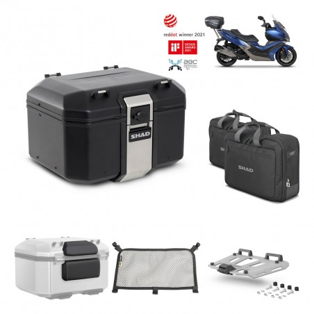 SHAD Rear trunk + grill mounting bracket accessories TR48 TERRA BLACK EDITION KIT-452116