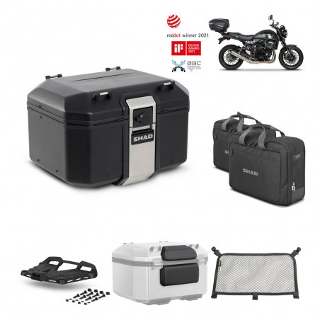 SHAD Baul trasero + parrilla soporte montaje accesorios TR48 TERRA BLACK EDITION KIT-452147