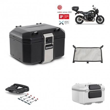 SHAD Baul trasero + parrilla soporte montaje accesorios TR48 TERRA BLACK EDITION KIT-452150