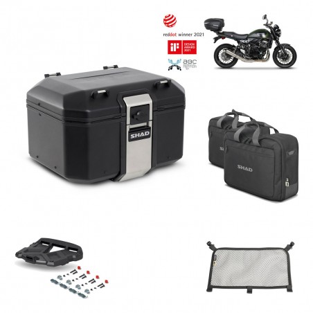 SHAD Baul trasero + parrilla soporte montaje accesorios TR48 TERRA BLACK EDITION KIT-452153