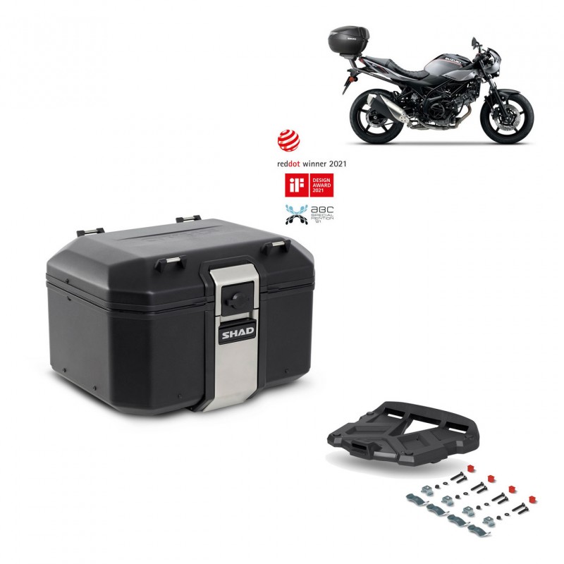 SHAD Rear trunk + grill mounting bracket TR48 TERRA BLACK EDITION KIT-452155
