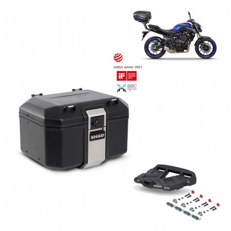 SHAD Rear trunk + grill mounting bracket TR48 TERRA BLACK EDITION KIT-452224