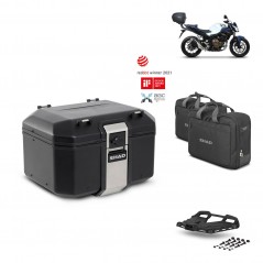 SHAD Rear trunk + grill mounting bracket accessories TR48 TERRA BLACK EDITION KIT-452259