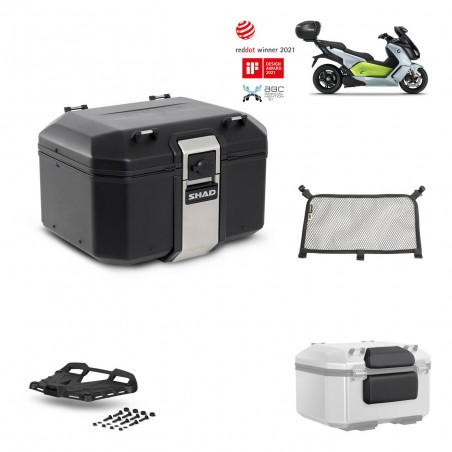 SHAD Baul trasero + parrilla soporte montaje accesorios TR48 TERRA BLACK EDITION KIT-452281