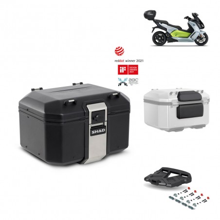 SHAD Rear trunk + grill mounting bracket accessories TR48 TERRA BLACK EDITION KIT-452286