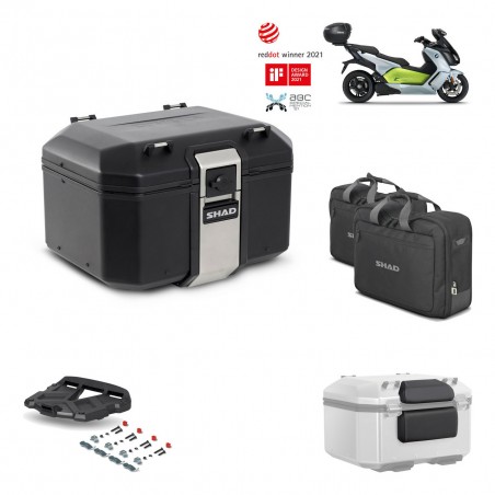 SHAD Baul trasero + parrilla soporte montaje accesorios TR48 TERRA BLACK EDITION KIT-452290