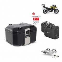 SHAD Baul trasero + parrilla soporte montaje accesorios TR48 TERRA BLACK EDITION KIT-452297