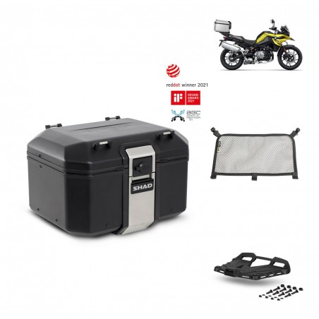 SHAD Baul trasero + parrilla soporte montaje accesorios TR48 TERRA BLACK EDITION KIT-452303