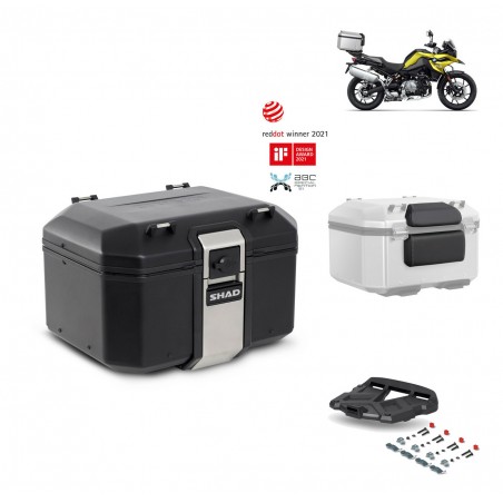 SHAD Rear trunk + grill mounting bracket accessories TR48 TERRA BLACK EDITION KIT-452309