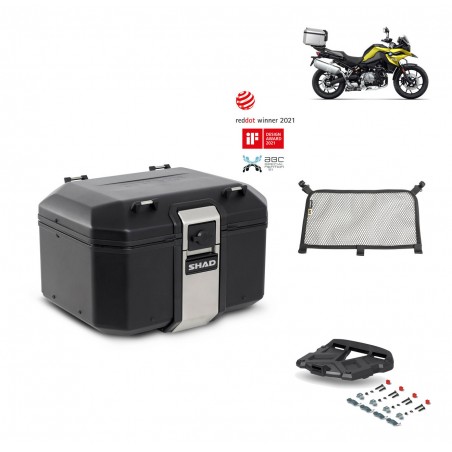 SHAD Baul trasero + parrilla soporte montaje accesorios TR48 TERRA BLACK EDITION KIT-452310