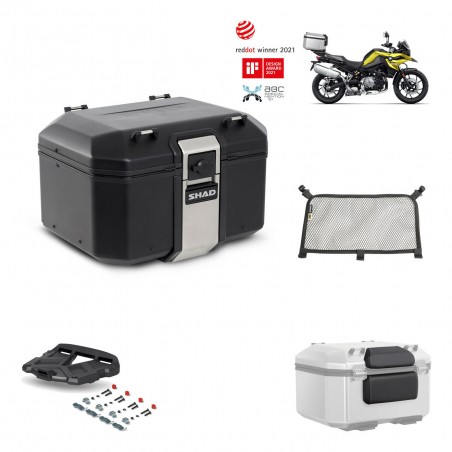 SHAD Baul trasero + parrilla soporte montaje accesorios TR48 TERRA BLACK EDITION KIT-452311