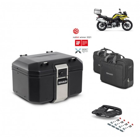 SHAD Rear trunk + grill mounting bracket accessories TR48 TERRA BLACK EDITION KIT-452312