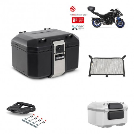 SHAD Baul trasero + parrilla soporte montaje accesorios TR48 TERRA BLACK EDITION KIT-452403
