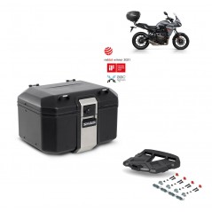 SHAD Baul trasero + parrilla soporte montaje TR48 TERRA BLACK EDITION KIT-452408