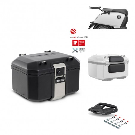 SHAD Rear trunk + grill mounting bracket accessories TR48 TERRA BLACK EDITION KIT-452631
