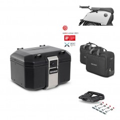SHAD Baul trasero + parrilla soporte montaje accesorios TR48 TERRA BLACK EDITION KIT-452634