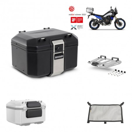 SHAD Baul trasero + parrilla soporte montaje accesorios TR48 TERRA BLACK EDITION KIT-452664
