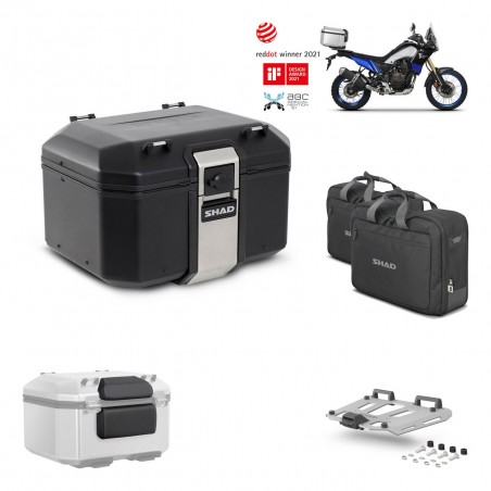 SHAD Baul trasero + parrilla soporte montaje accesorios TR48 TERRA BLACK EDITION KIT-452666