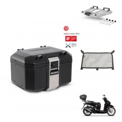 SHAD Baul trasero + soporte montaje parrilla accesorios TR48 TERRA BLACK EDITION KIT-452778