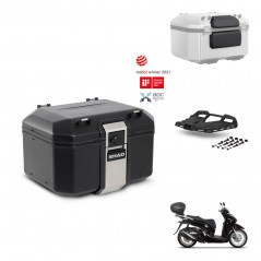 SHAD Baul trasero + soporte montaje parrilla accesorios TR48 TERRA BLACK EDITION KIT-452785