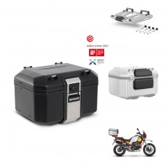 SHAD Baul trasero + soporte montaje parrilla accesorios TR48 TERRA BLACK EDITION KIT-452846
