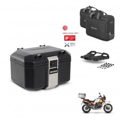 SHAD Baul trasero + soporte montaje parrilla accesorios TR48 TERRA BLACK EDITION KIT-452857