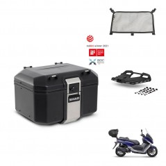 SHAD Baul trasero + soporte montaje parrilla accesorios TR48 TERRA BLACK EDITION KIT-452924