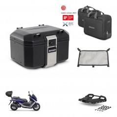 SHAD Baul trasero + soporte montaje parrilla accesorios TR48 TERRA BLACK EDITION KIT-452928