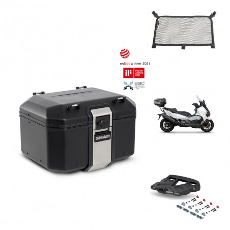 SHAD Baul trasero + parrilla soporte montaje accesorios TR48 TERRA BLACK EDITION KIT-452954
