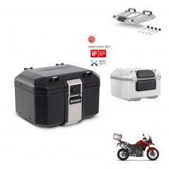 SHAD Baul trasero + soporte montaje parrilla accesorios TR48 TERRA BLACK EDITION KIT-452961